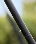 Close-up of the durable 32mm steel frame with weatherproof coating from the Trapezoid Baseball Batting Cage Kit With Complete Cage
