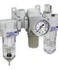 Dual Air System One Quarter Inch NPT With Air Filter Regulator Lubricator And Free Air Port One Quarter Inch NPT