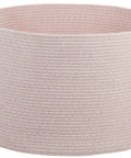 Light Pink Storage Basket For Nursery And Home Use Kiddo Friendly Toy Bin And Laundry Organizer 22x14 Inch