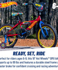 Red 18 Inch Kids Bike for Learning to Ride, Built to Last, Sturdy and Durable Frame, Easy to Assemble, Perfect for Ages 6 to 9