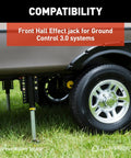 Ground Control 3.0 Automatic 5th Wheel RV Leveling System Front Hall Effect Jack Replacement for Right Or Left Leg installed