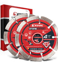 Segmented Diamond Cutting Blade 4.5 Inch For Angle Grinder Stone Master, Aggressive Cut For Concrete Granite Masonry Brick shown