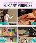 Collage showcasing uses for Brown Kraft Packing Paper Roll 18 Inch By 1200 Inch USA Made for creative projects and solutions.