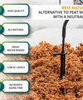 High Expansion Coco Coir Bricks 5 Pack 650g each peat free coconut coir low EC and pH balanced washed and buffered for growing