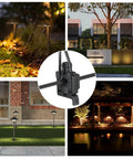 20 Pack Low Voltage Wire Connectors For Landscape Lighting, waterproof cable joiners in garden settings
