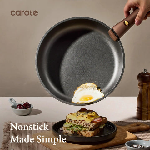 21 Piece Nonstick Pots And Pans Set With Removable Handles For Easy Storage Induction Compatible Cookware RV Friendly