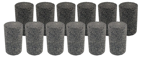 Zirconia Alumina Grinding Cone Type 18 Straight Portable For Metal Removal With Open Face And Aggressive Cut Z20 S 1 1/2 In By 2 1/2 In By 5/8-11 Pack Of 12 Built For Tough Jobs And Long Life, displayed in a row.