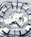 Heavy Duty Commercial Blender Packing Two Eight Zero Zero Watts And Six Liter Stainless Tank close-up of stainless steel blades.