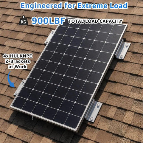 Z Brackets Solar Panel Mounting Kit 16 Pack Heavy Duty Multi Slot Adjustable Corrosion Resistant Mounting Brackets