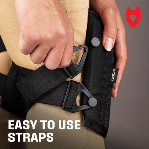 Non Slip Work Knee Pads For Men And Women With Thick Soft Foam Padding Adjustable Straps And Easy Buckle Clips That Stay Put While You Move Great For Flooring And Gardening with easy-to-use straps