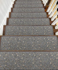 Non Slip Peel And Stick Stair Treads For Wooden Steps Indoor Safe For Elders Kids And Pets Grey 13 Pcs 8 By 30 Inch