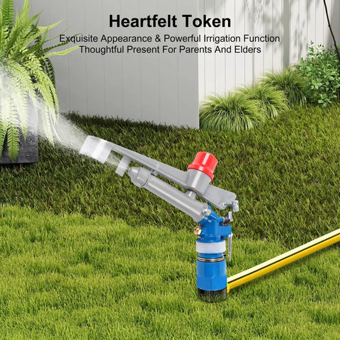 One Inch Aluminum Alloy Agriculture Irrigation Sprinkler Head Built Like A Tank For Rugged Outdoors large scale farming watering grass