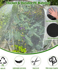 Ultra Fine Garden Netting 8x24 Ft Row Cover For Plants Keeps Birds Mosquitoes And Pests Out Protects Vegetables Fruits Flowers Crops