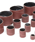Versatile Sanding Drum Kit For Drill Presses And Power Drills With Four Drums And Sixteen Sanding Papers Includes 80 And 120 Grit Sleeves