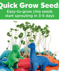 Mini Garden Dinosaur Terrarium Kit For Kids A Fun Dinosaur Craft Toy And Science Kit For Boys Ages Six And Up Grow Your Own Dino Egg Terrarium With Quick Grow Seeds And Jurassic Decor