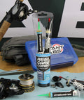 Reel Care Oil And Grease Kit With Two 10ml Syringes For Spinning And Baitcasting Reels, Works In Freshwater Saltwater Hardwater, Low Temp Performance -50F/-40C, All Weather Reel Maintenance For Smoother Casting And Longer Gear Life. Fishing reel care combo with two 10ml syringes