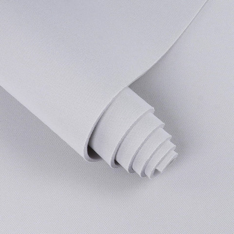 Headliner fabric roll, light gray, foam-backed, 60x40 in; close-up view