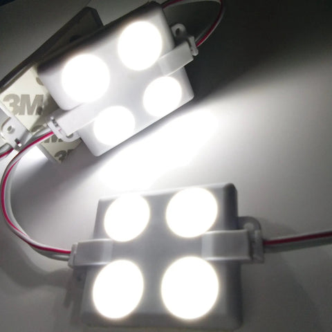 Close-up of 12V 40 LED 2835 Van Interior Light Kit With Project Lens Waterproof Ceiling Light For LWB Vans