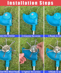 Step-by-step installation of 6 Inch Steel Wire Weed Trimmer Head Replacement For Electric Cordless String Trimmers