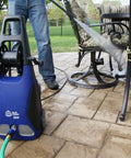 Beast Mode Portable Pressure Washer 1900 PSI 1.51 GPM 14 Amp cleaning patio furniture with bayonet attachments