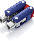 Double Joint Folding Cabinet Key With Magnetic Locking Three Profiles Outside Square Triangle And Double Bit, zinc die cast.