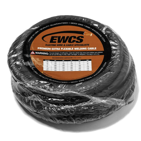 4/0 Gauge 25 Feet Black Welding Cable Top Notch Copper Premium Industrial Grade Extra Flexible Wire 600 Volt Welding Service