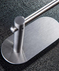 Close-up of Self Adhesive Towel Ring And Hand Towel Holder For Bathroom And Kitchen No Drill SUS 304 Stainless Steel Brushed Finish Easy To Install Rust Resistant