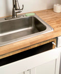 Kitchen cabinet with Two Pairs Plastic False Front Cabinet Clips For Attaching False Drawer Fronts To 3/4 Inch Face Frames And 5 Inch Drawer Openings Includes Screws Model R3307 installed