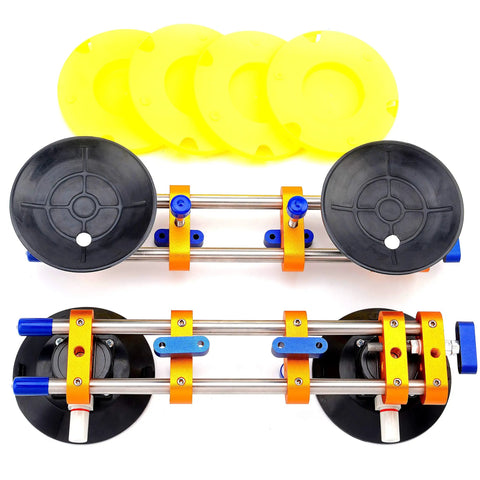 Seam Setter With Two 6 Inch Vacuum Suction Cups For Precise Seam Joining And Leveling In Countertop Installations