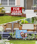 Custom Yard Sign Double Sided Lawn Sign 18x24 Inches 2 Pack Personalize With Text And Logo For Business Yard