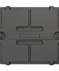 Top view of Tough As Nails Dual Group 8D Battery Box with rugged design, perfect for marine, RV, campers, and work trucks.