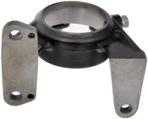 Heavy Duty Passenger Side CV Axle Shaft Support Bearing Bracket, black, durable metal, designed for steady steering.
