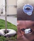 2 Pack 15 Gallon Tree Watering Bag Ring Deep Root Low Profile Slow Release Watering For Newly Planted Trees Multi Trunk Or Evergreen Keeps Roots Hydrated