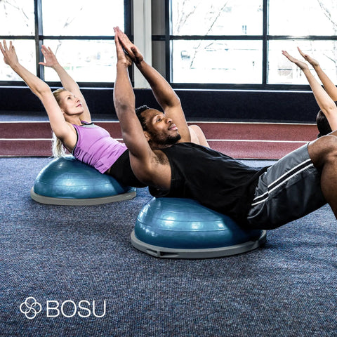 People using Half Ball Balance Trainer 26 Inch Pro Stability Dome For Home Gym Cardio And Strength Training A Dope Commercial-Grade Fitness Gear