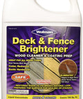 Deck And Fence Brightener Restores UV Grayed Wood And Mildew Stains, Quick Water Mix In Under 1 Minute, 5 Gallon Bottle