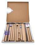 Easy Close XL Pressure Mounted Baby Gate for Stairs Hallways and Doors with Walk Through Door No Fuss Setup bronze parts packaging