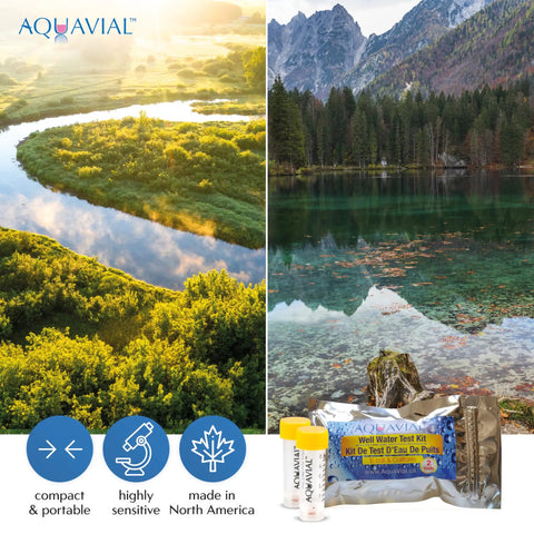 Top Shelf Two Pack Water Testing Kit To Nail Down E Coli And Coliform Fast Easy Color Shift Tests For Drinking Water Pools And Wells Keep Your Supply Totally Secure Always with scenic lake view.