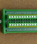 Beefy Heavy Duty Screw Mount Terminal Block Distribution Module, 30 Position, 24A Per Channel At 400V, 5.0mm Pitch