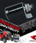 14 Tooth Starter Motor For 42 Inch Craftsman Riding Lawn Mowers LT1000 LT2000 LT3000 YT3000 DYT4000 Briggs Stratton Intek 17HP Through 20HP Engines Replacement, featuring motor and compatibility text overlay.