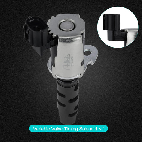 Direct Fit Drop In VVT Solenoid OCV For 2.4L Four Cylinder Engines With Variable Valve Timing Replacement Fits Toyota Camry Corolla Highlander RAV4 Matrix Solara Lexus HS250H Scion TC XB OEM 917-020 1533028020 19185367, front view