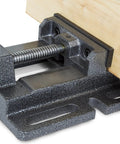4 Inch Drill Press Vise Built To Last With Cast Iron Construction For Wood Metal And Plastic Projects Jaws Open To 4 Inches