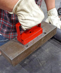 Red 150 Lb Pull Heavy Duty Handle Magnet For Tools And Gear Super Strong Magnetic Grabber lifting metal in workshop