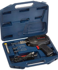 8-Piece Dual Heat Soldering Gun Kit With 230/150 Watt Output, Comes In Blow Molded Case, Includes Multiple Solder Tips For Electronics