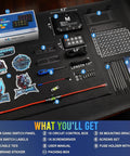 8 Gang RGB Switch Panel With Backlit Off Multifunction Toggle Switch Pod kit contents for Truck RV Offroad Marine
