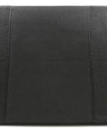 Canvas Power Tool Contractor Bag bottom view showing notched feet for floor stability, emphasizing heavy duty use.