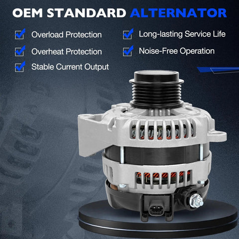 Beefed Up 150 Amp Alternator Replacement For 2014 Through 2019 Silverado Sierra 1500 2500 3500 HD Express Tahoe Suburban
