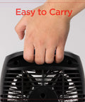 Hand carrying Compact Personal Space Heater With ESave Energy Saving Function, Three Heat Settings, Adjustable Thermostat
