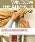 Straight Up Knockout Pro Diy Window Treatment Handbook Illustrated Step By Step Guide For Sewing And Installing Draperies Curtains Valances Swags And Shades cover showing hands with golden drapery fabric.