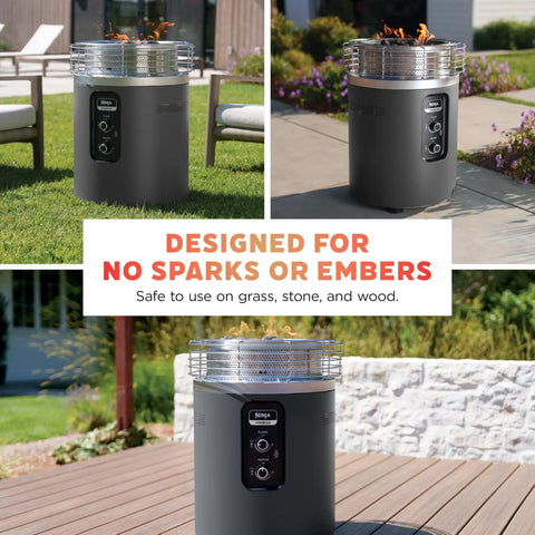 Propane Fire Pit And Outdoor Heater With Three Modes Flame And Heat For Patio Deck Or Camping Portable Smokeless Fire Pit