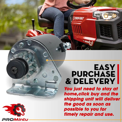 14 Tooth Starter Motor For 42 Inch Craftsman Riding Lawn Mowers LT1000 LT2000 LT3000 YT3000 DYT4000 Briggs Stratton Intek 17HP